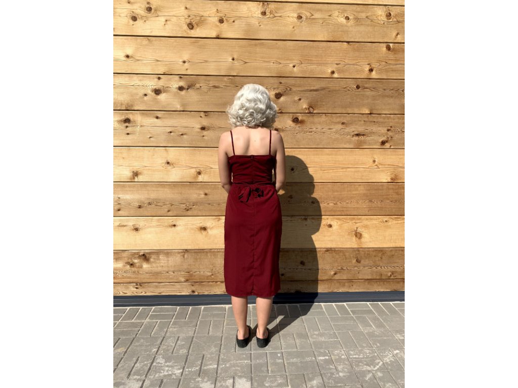 Blond paruka Marilyn se síťkou 