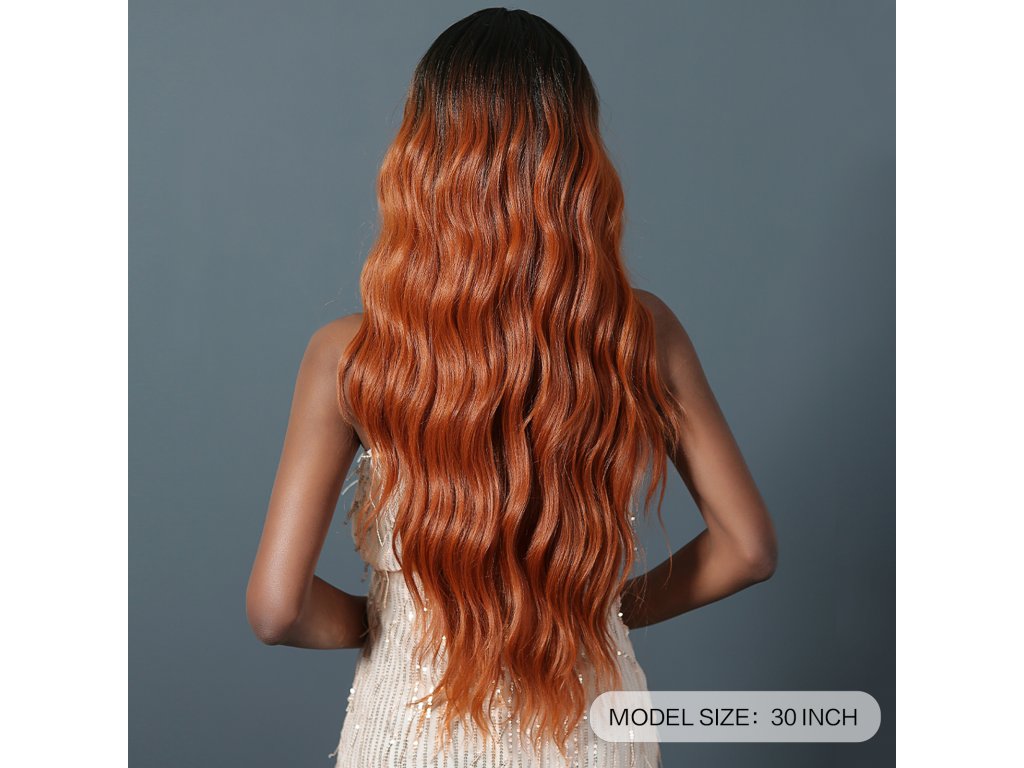 Černo-rezatá paruka Sherry se síťkou (lace front)